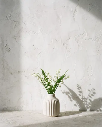Lily of the Valley in Vase