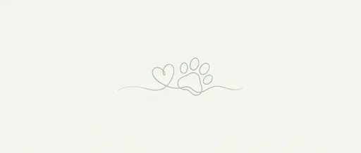 Minimalist Sage Green Paw and Heart