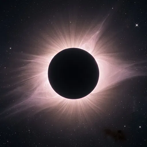 Total Solar Eclipse in Deep Space