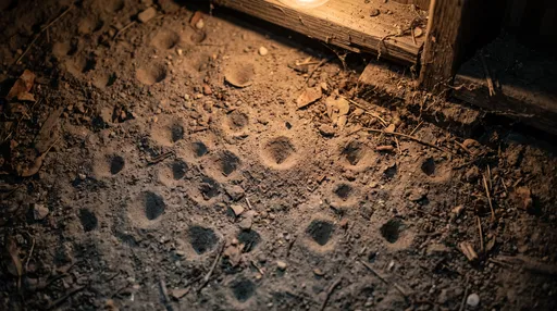 Antlion Pitfall Traps in Sandy Soil