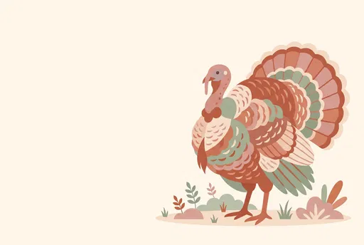 Pastel Flat Illustration of Heritage Turkey