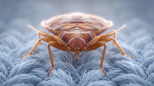 Macro Render of Bed Bug on Fabric