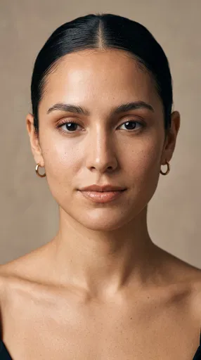 Studio Beauty Portrait of Young Woman