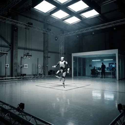 Humanoid Robot Balancing in Testing Arena
