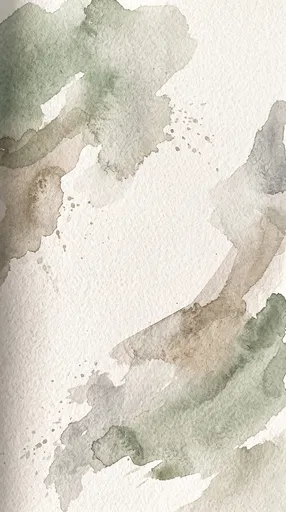 Abstract Sage and Taupe Watercolor Texture