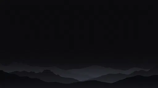 Minimalist Dark Mountain Ridges Background