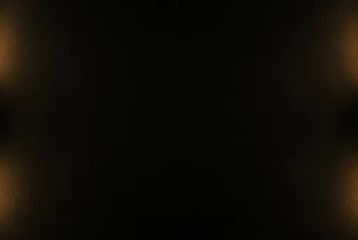 Black Neoprene Background With Warm Edge Glow
