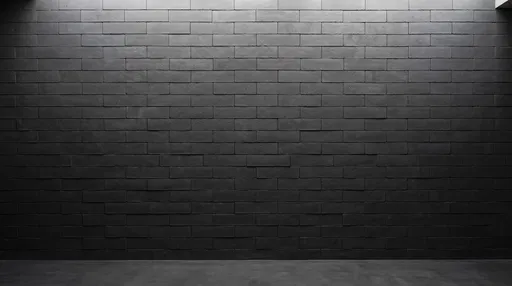 Dark Charcoal Minimalist Block Wall Background
