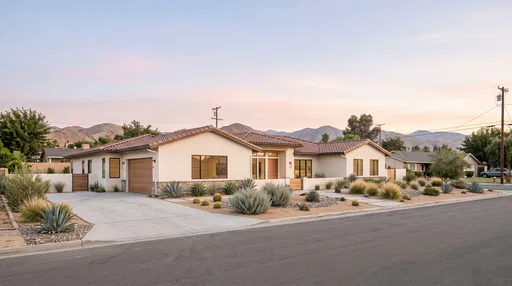 Modern California Ranch Home at Dawn