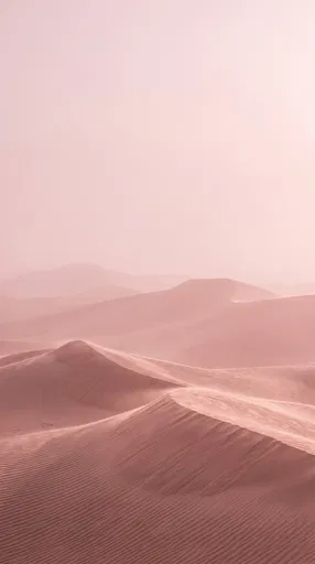 Misty Rose Pink Desert Sand Dunes