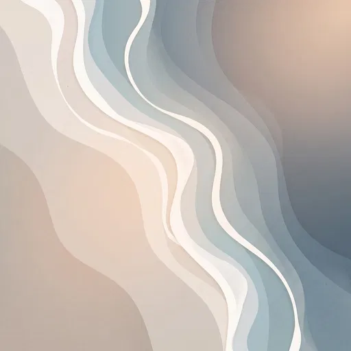 Abstract Layered Ocean Waves Background