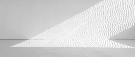 White Wall With Venetian Blind Shadows