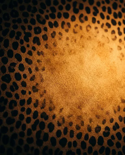 Golden Suede Cheetah Print Background
