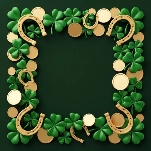 3D St. Patrick's Day Border Frame