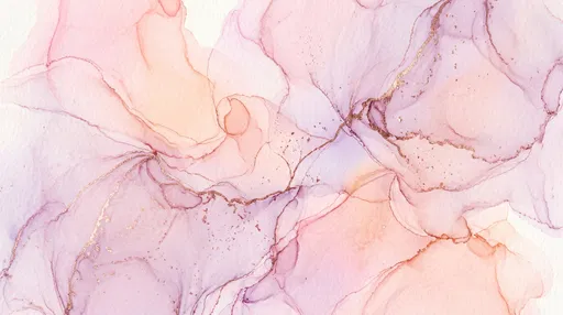 Pastel Pink Alcohol Ink Background