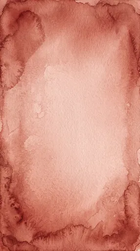 Muted Terracotta Red Watercolor Paper Background