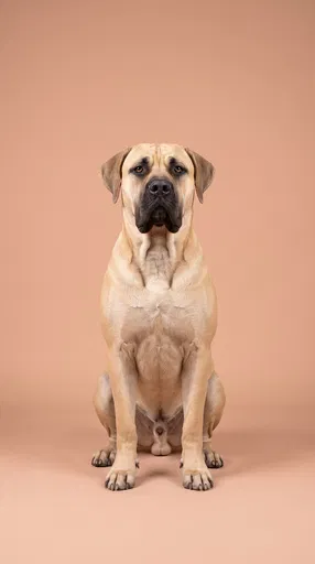 Light Fawn Mastiff Studio Portrait
