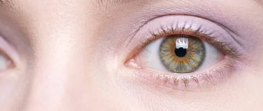 Macro Close-Up of Hazel Eye