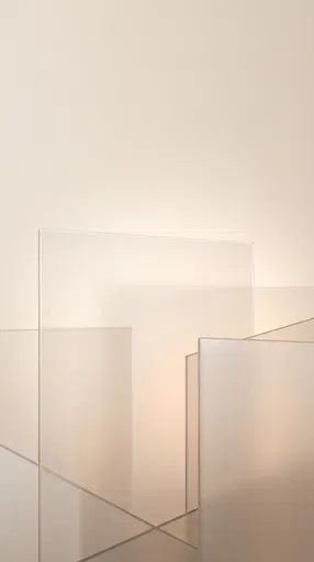 Minimalist Beige Frosted Glass Panels Background