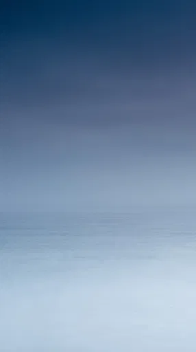 Minimalist Blue Seascape Horizon Gradient