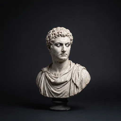 Classical Marble Bust Giving Side Eye