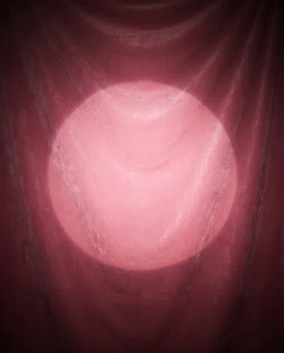 Pink Spotlight on Dark Velvet Backdrop