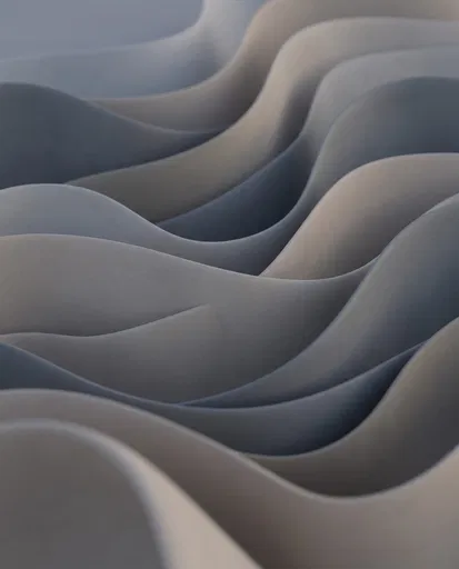 Abstract Matte Clay Waves Background