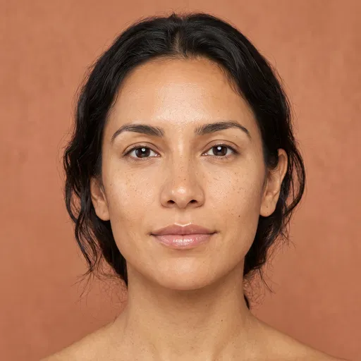 Natural Beauty Portrait of Latina Woman