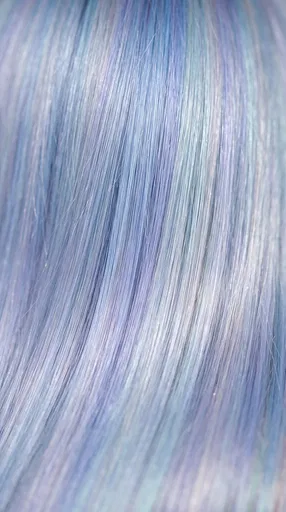 Iridescent Blue and Silver Hair Texture