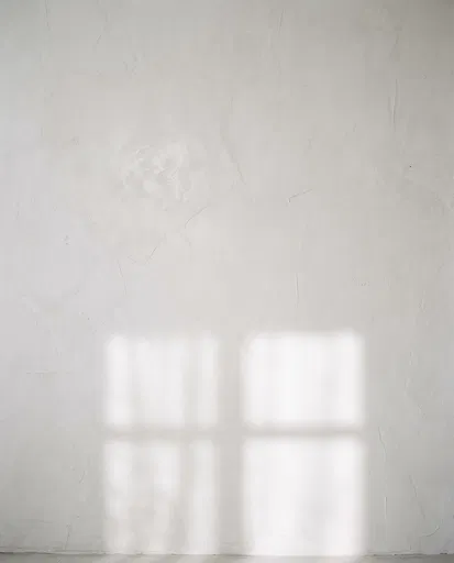 White Textured Wall With Window Light
