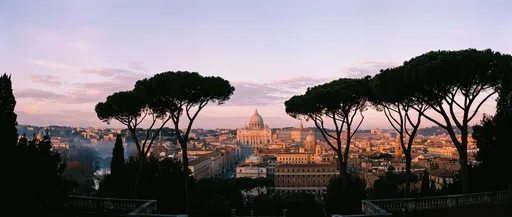 Rome Skyline and St. Peter's at Dawn