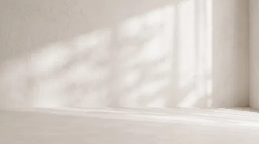 Minimalist Plaster Wall With Soft Shadows
