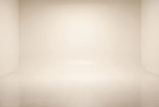 Warm Off-White Empty Studio Cyclorama Wall