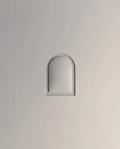 Minimalist Debossed Arch Neutral Background