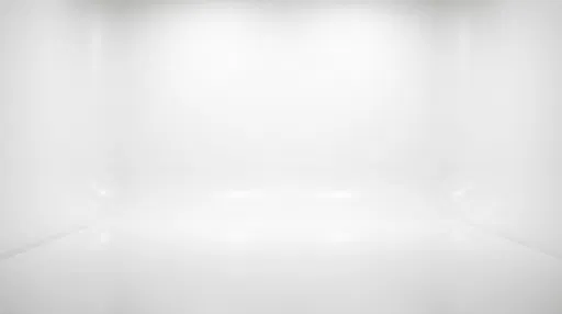 Empty White Glossy Studio Backdrop