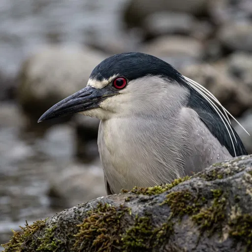 Black-Crowned Night Heron Portrait