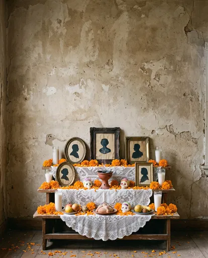 Traditional Day of the Dead Altar