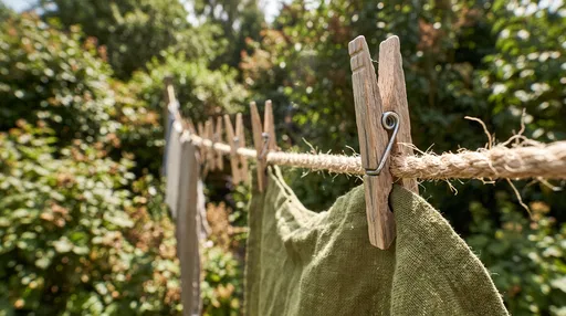 Wooden Clothes Peg on Sisal Rope