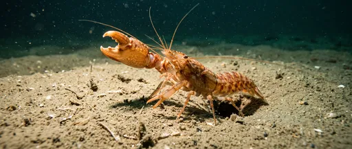 Snapping Shrimp on Sandy Seabed