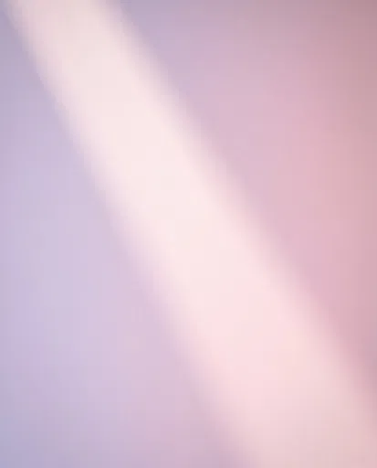 Pastel Lavender and Pink Wall with Light