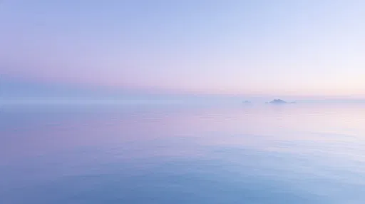 Pastel Dusk Over Tranquil Sea