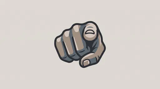 Vector Hand Pointing Forward Icon