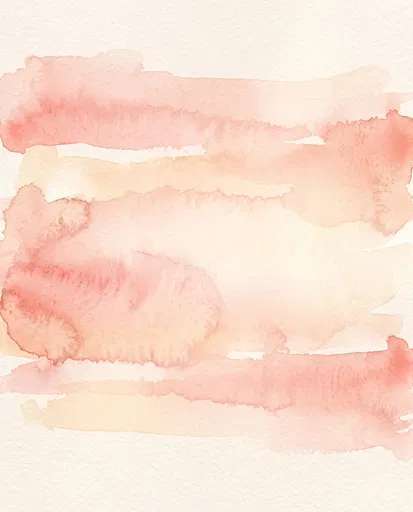 Soft Coral and Peach Watercolor Background