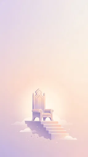Pastel Royal Throne on Floating Steps