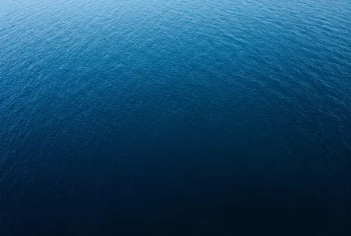Aerial Deep Blue Ocean Water Gradient