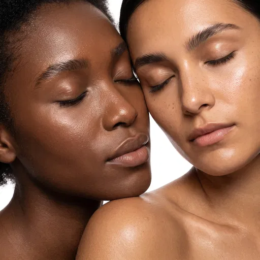 Close-Up Studio Beauty Portrait