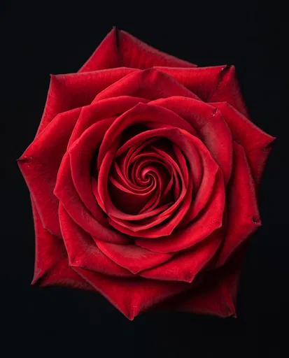 Overhead Crimson Hybrid Tea Rose