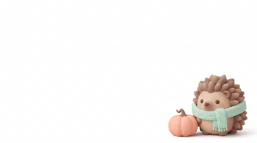Cute 3D Hedgehog With Pastel Pumpkin