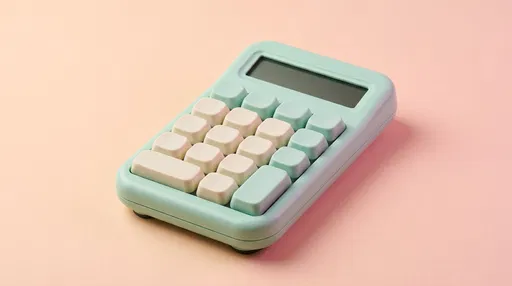 Pastel Mint Calculator With Blank Keys