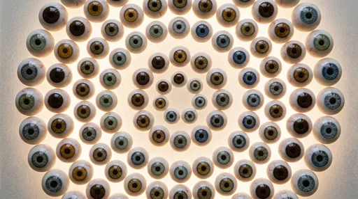 Circular Arrangement of Glass Eyeballs